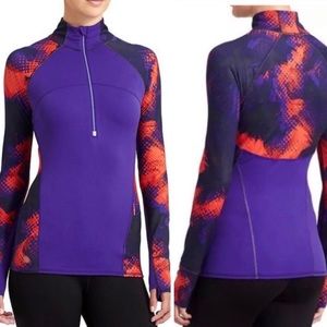 Athleta running wild 1/2 zip pullover size XS